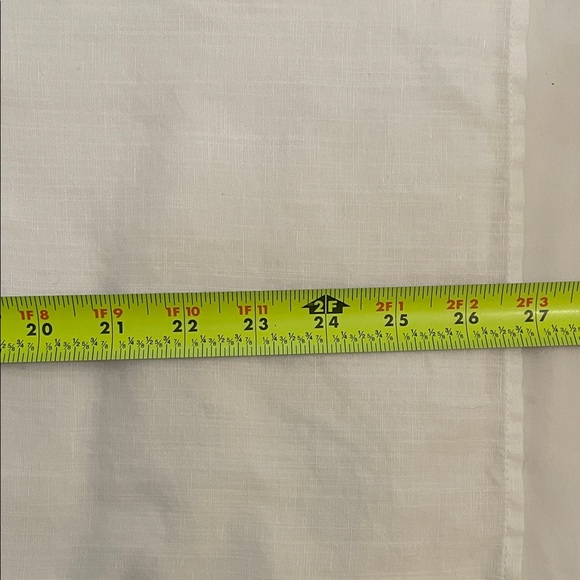 Talbots White Linen Cotton Embroidered Blouse Top Womens Size Large - Picture 7 of 12